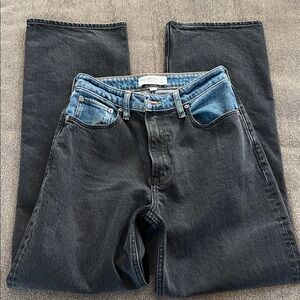 Abercrombie & Fitch Women's High Rise Jeans - black 27/4